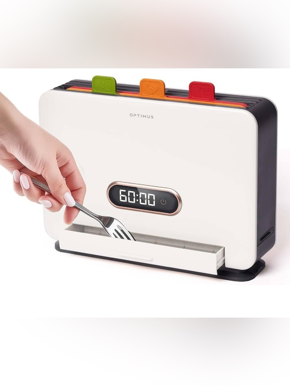 Optimus Smart Cutting Board Sterilizer & 3 Boards new set